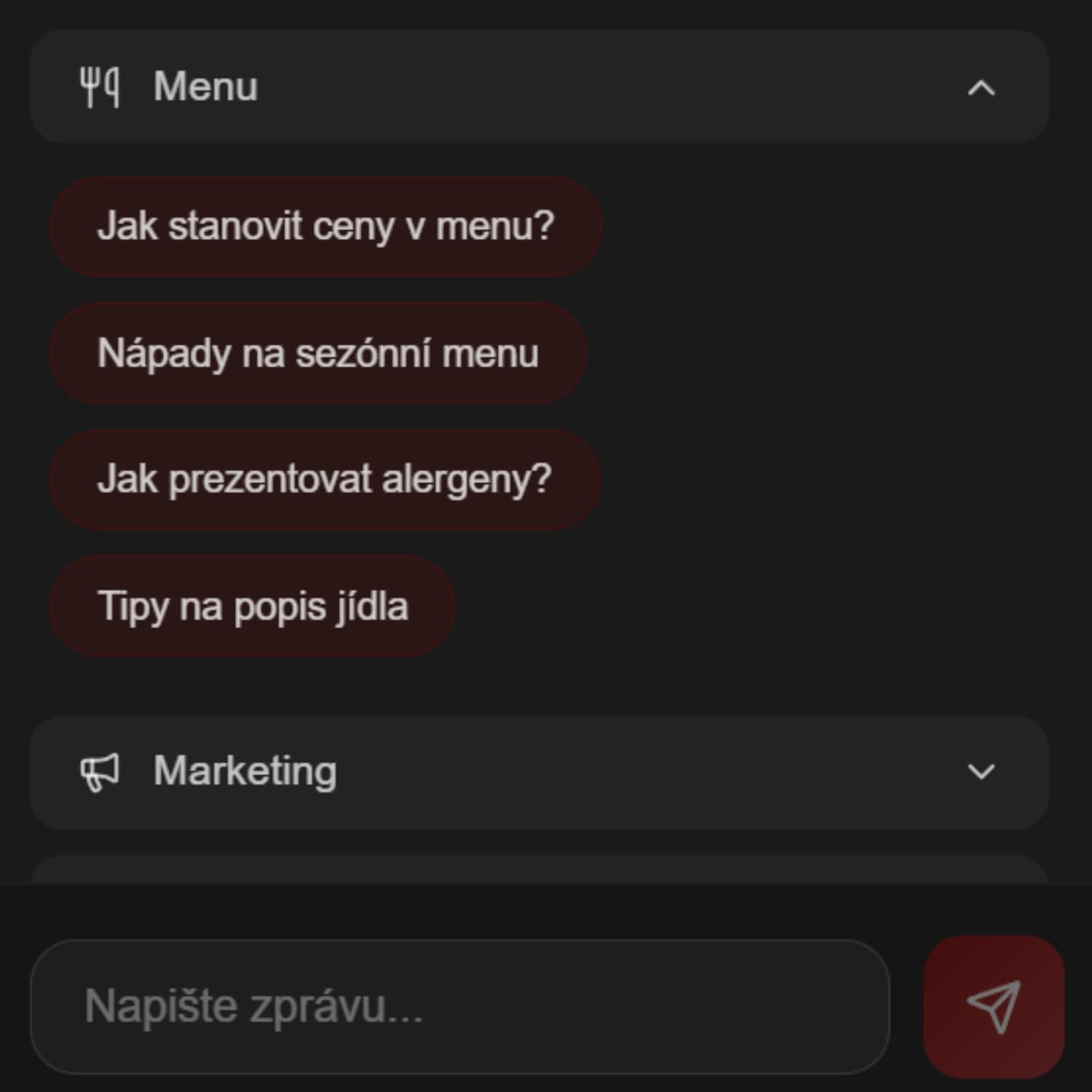 Marketingové nápady a texty